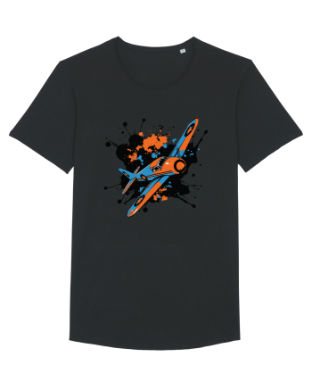 Vintage Wings - Airplane color splash BLTP15-02 Black