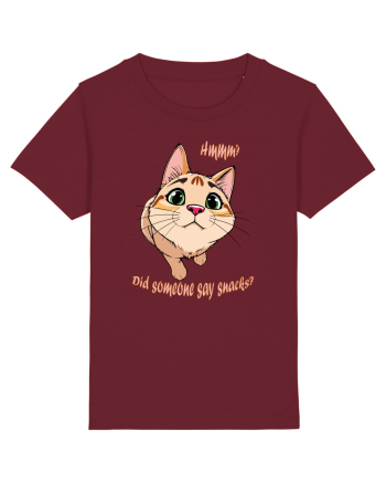 Did someone say snacks? Burgundy