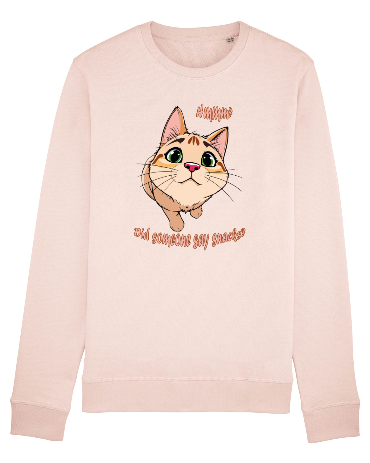 Bluză mânecă lungă Unisex Rise Candy Pink