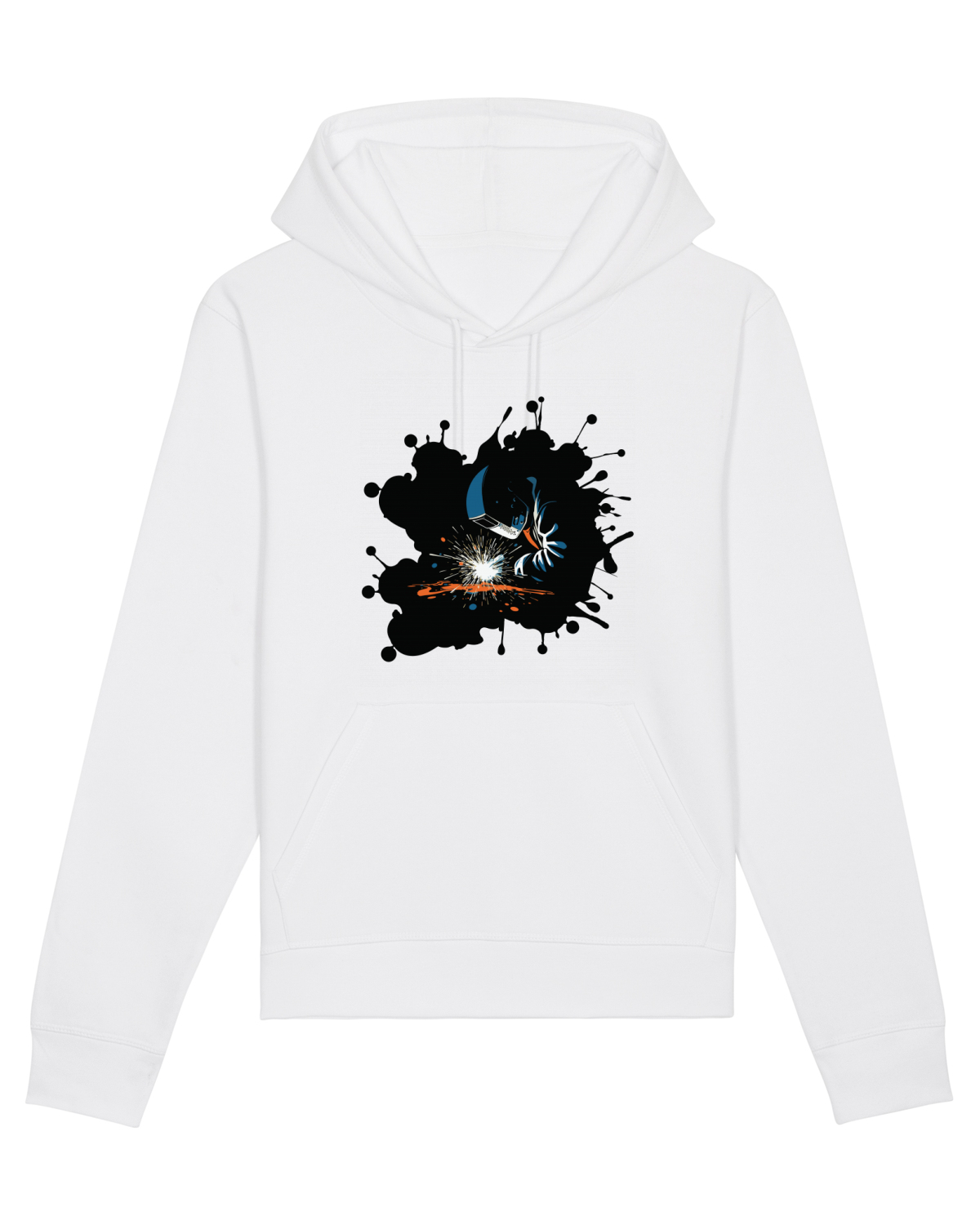 Hanorac Unisex Drummer White
