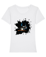 Welder magic BLTW1-02 Tricou mânecă scurtă guler larg fitted Damă Expresser