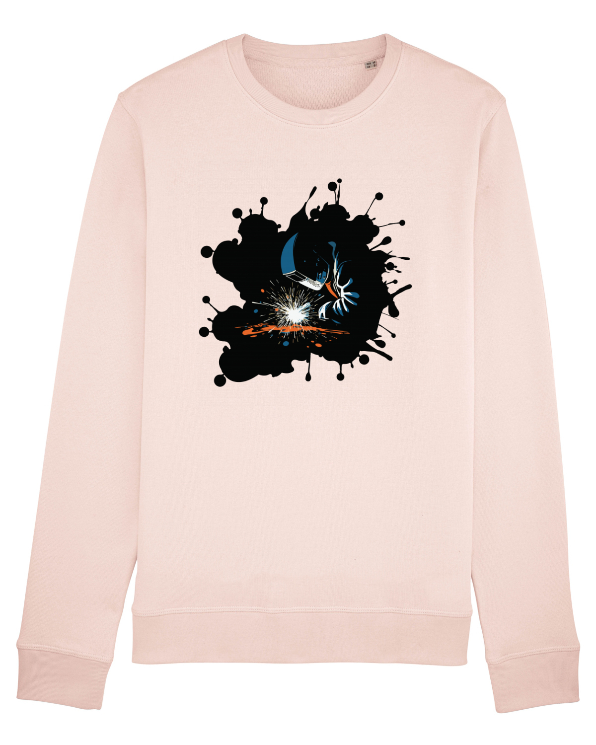 Bluză mânecă lungă Unisex Rise Candy Pink