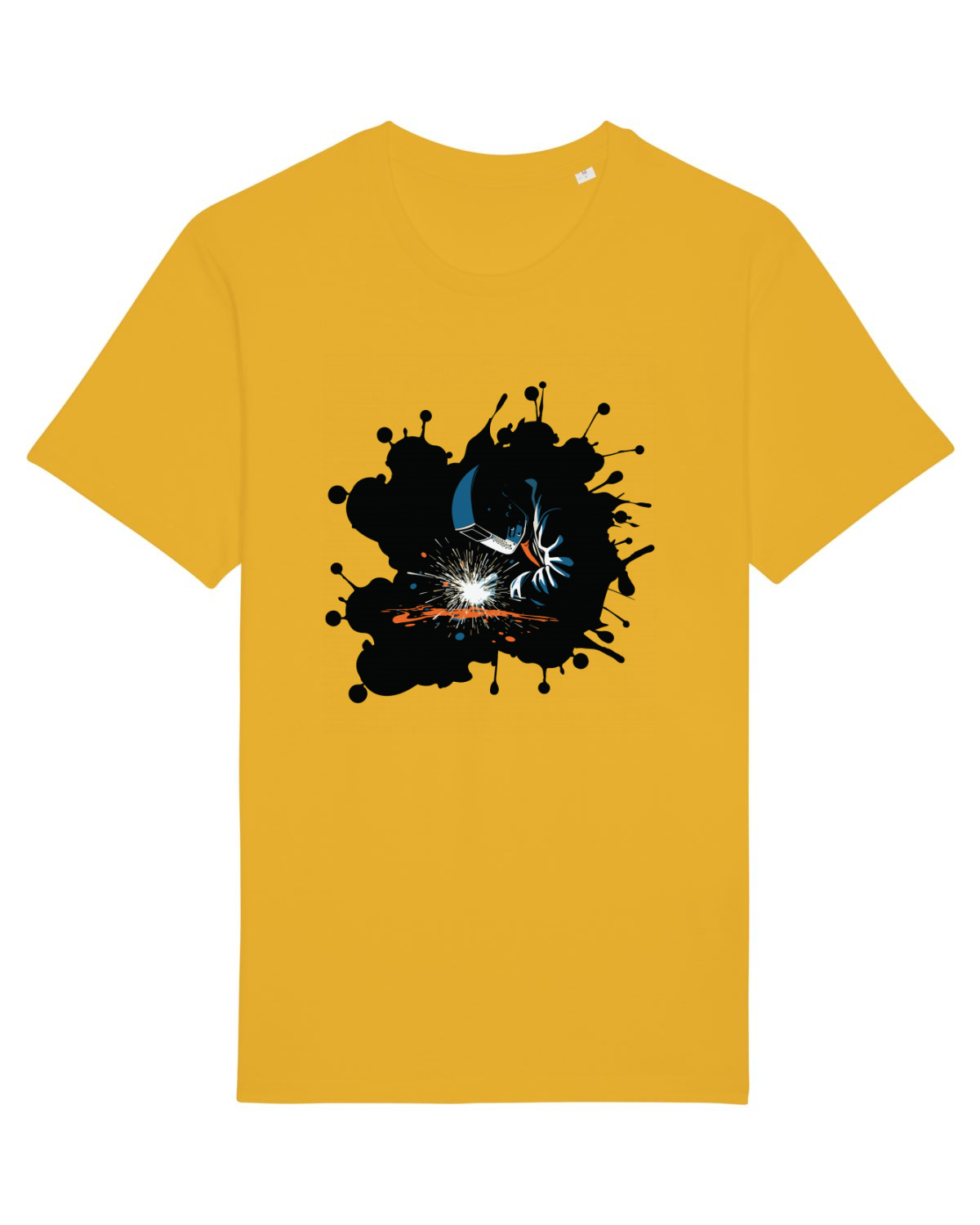 Tricou mânecă scurtă Unisex Rocker Spectra Yellow