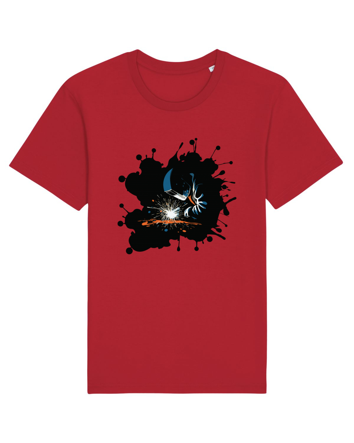 Tricou mânecă scurtă Unisex Rocker Red