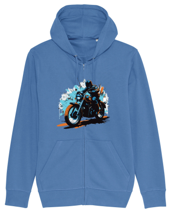 Vintage Wheels - Motorcycle riding II BLTM10-01 Bright Blue