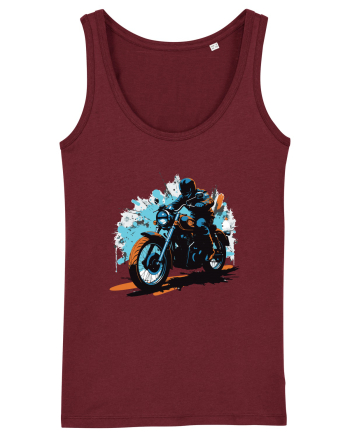 Vintage Wheels - Motorcycle riding II BLTM10-01 Burgundy
