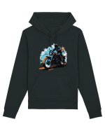 Vintage Wheels - Motorcycle riding II BLTM10-01 Hanorac Unisex Drummer