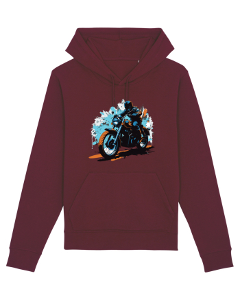 Vintage Wheels - Motorcycle riding II BLTM10-01 Burgundy