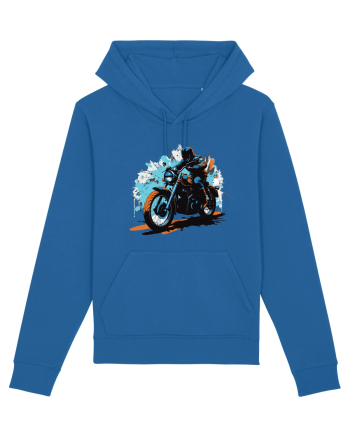 Vintage Wheels - Motorcycle riding II BLTM10-01 Royal Blue