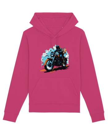 Vintage Wheels - Motorcycle riding II BLTM10-01 Raspberry