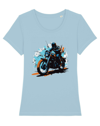 Vintage Wheels - Motorcycle riding II BLTM10-01 Sky Blue