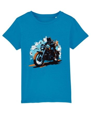 Vintage Wheels - Motorcycle riding II BLTM10-01 Azur