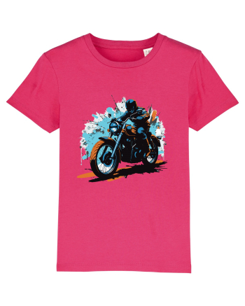 Vintage Wheels - Motorcycle riding II BLTM10-01 Raspberry