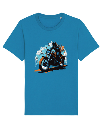 Vintage Wheels - Motorcycle riding II BLTM10-01 Azur