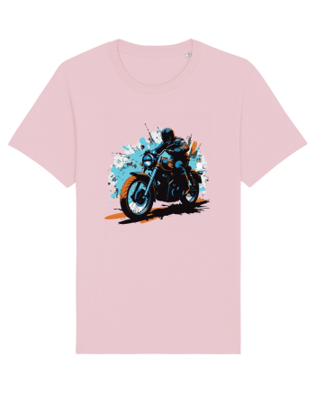Vintage Wheels - Motorcycle riding II BLTM10-01 Cotton Pink