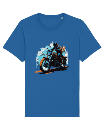 Vintage Wheels - Motorcycle riding II BLTM10-01 Royal Blue