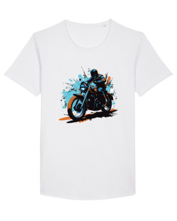 Vintage Wheels - Motorcycle riding II BLTM10-01 White