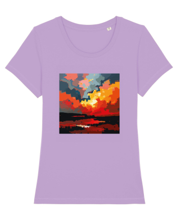 Abstract art Lavender Dawn
