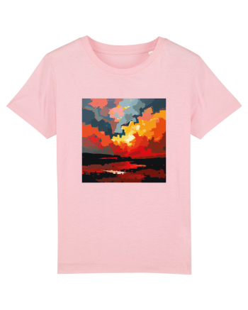 Abstract art Cotton Pink