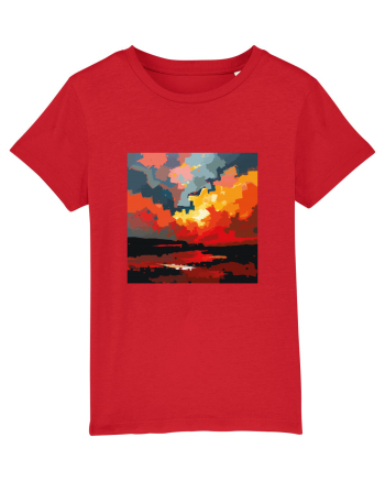 Abstract art Red