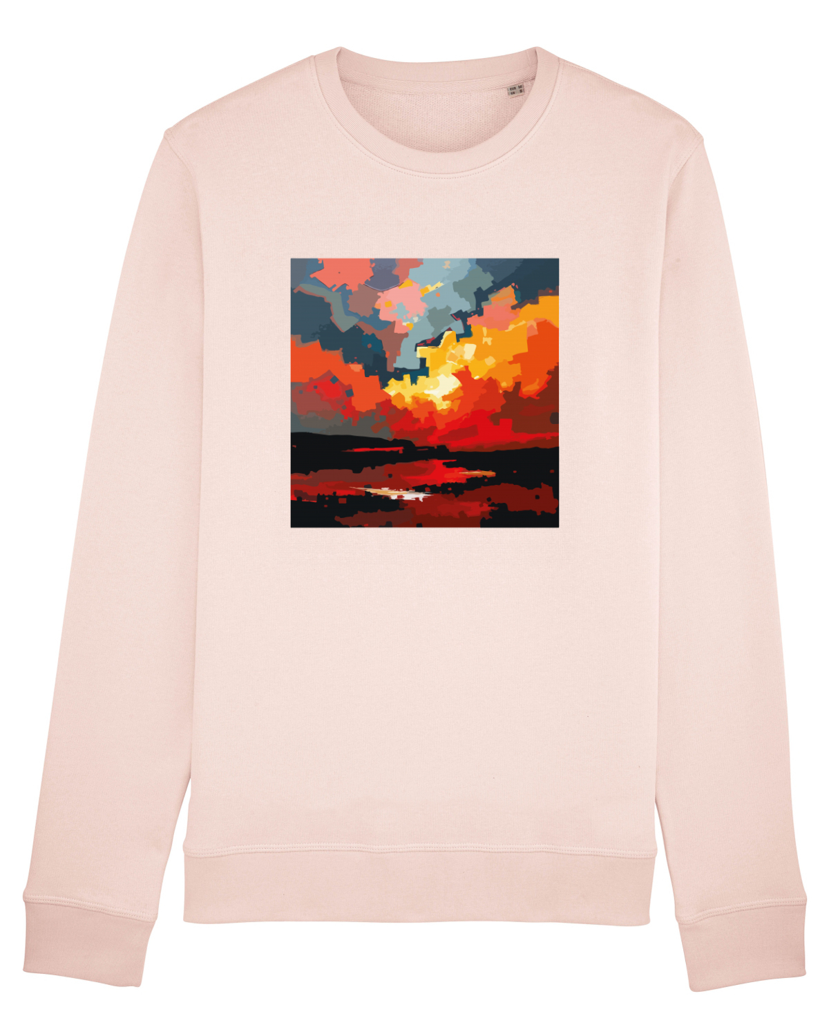 Bluză mânecă lungă Unisex Rise Candy Pink