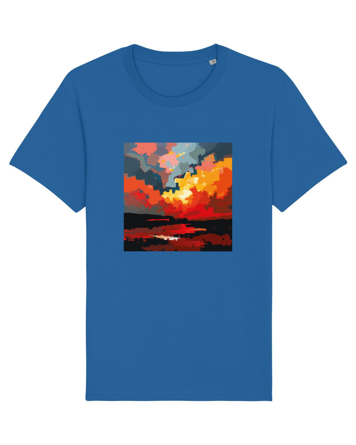 Tricou mânecă scurtă Unisex Rocker Royal Blue