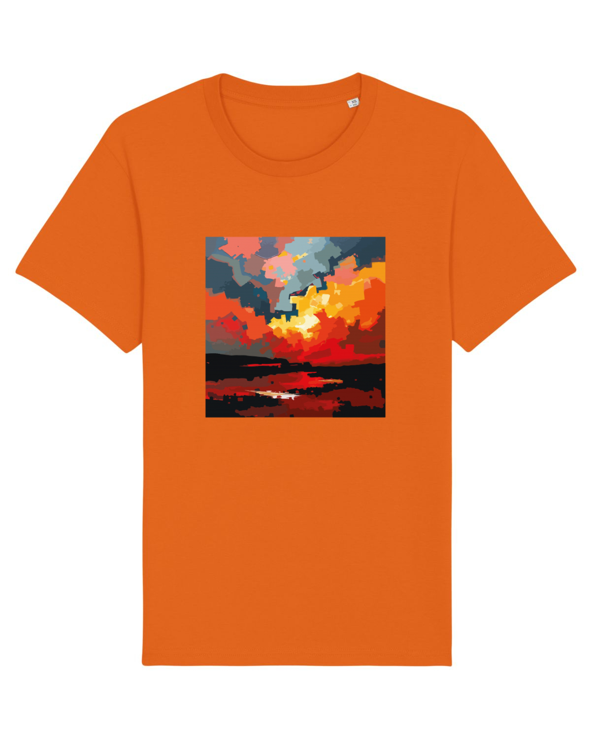 Tricou mânecă scurtă Unisex Rocker Bright Orange