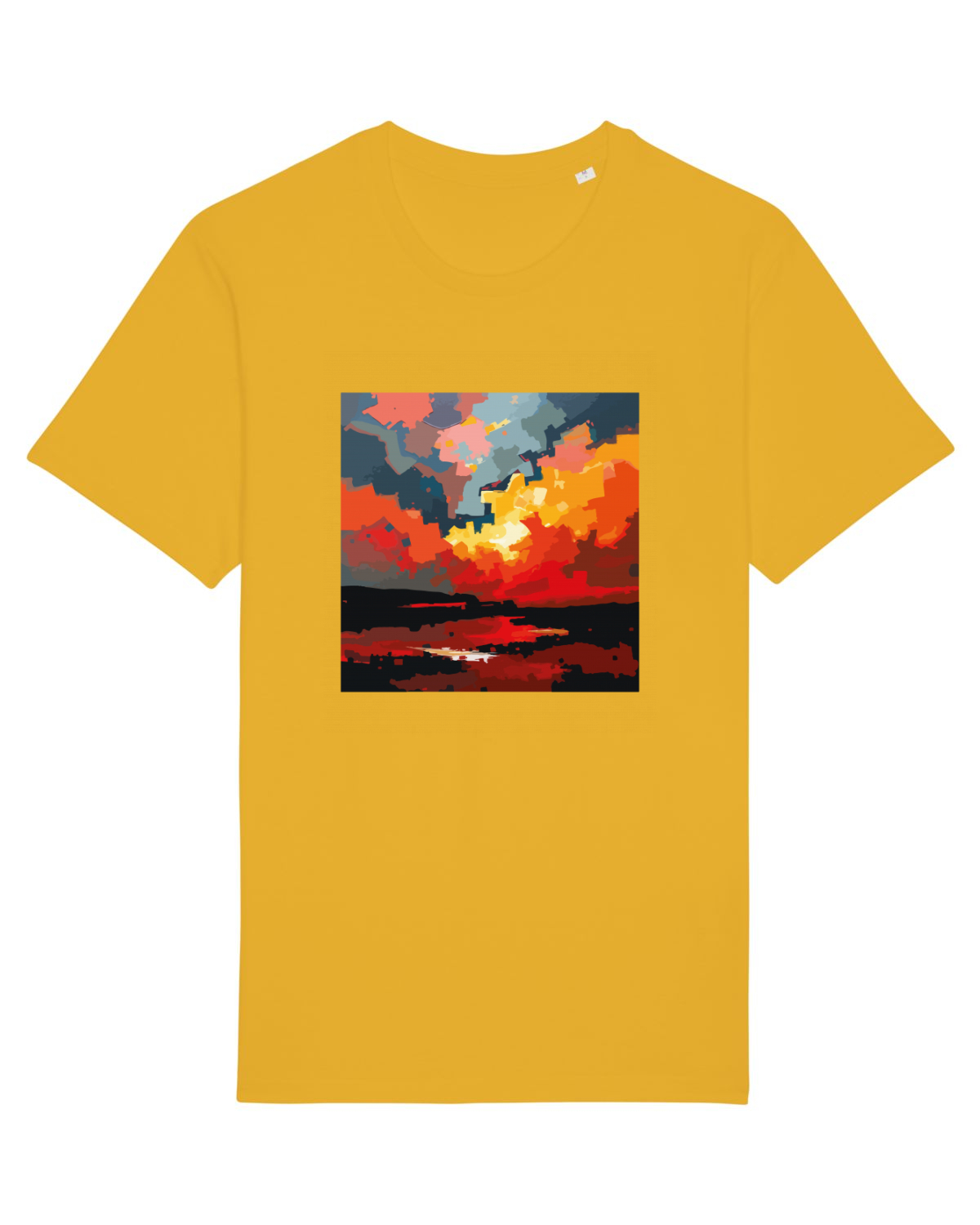 Tricou mânecă scurtă Unisex Rocker Spectra Yellow