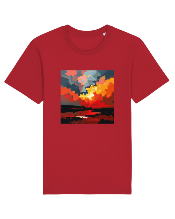 Abstract art Red
