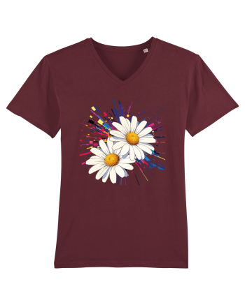 Daisies Burgundy