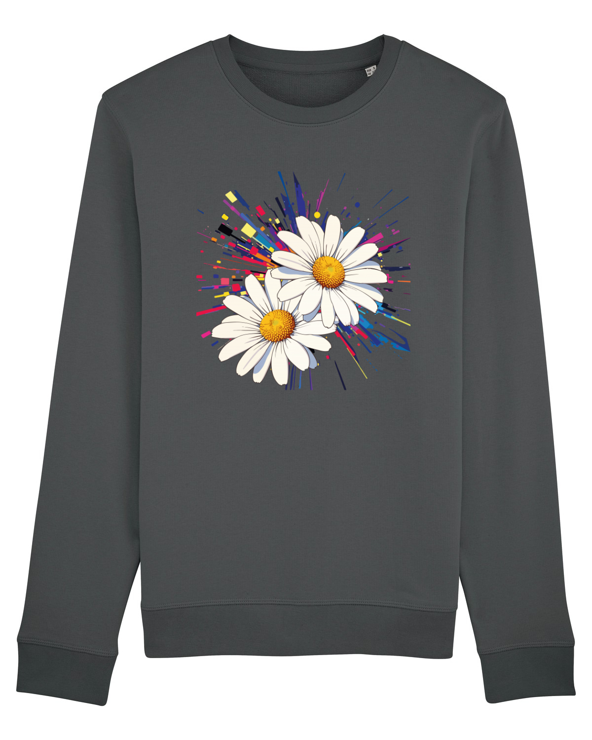 Bluză mânecă lungă Unisex Rise Anthracite
