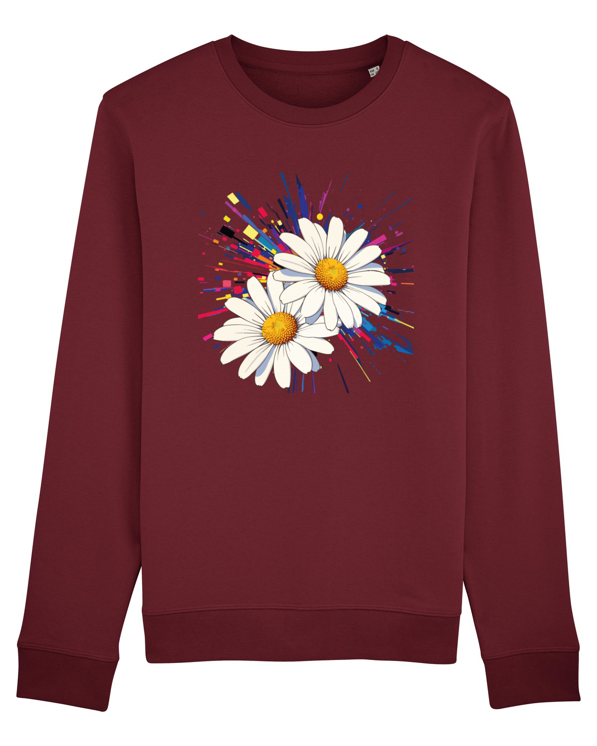 Bluză mânecă lungă Unisex Rise Burgundy