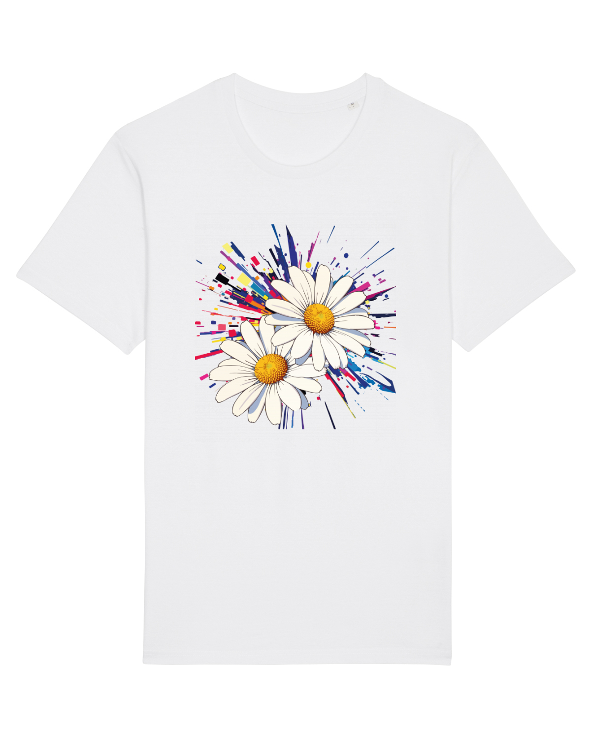 Tricou mânecă scurtă Unisex Rocker White