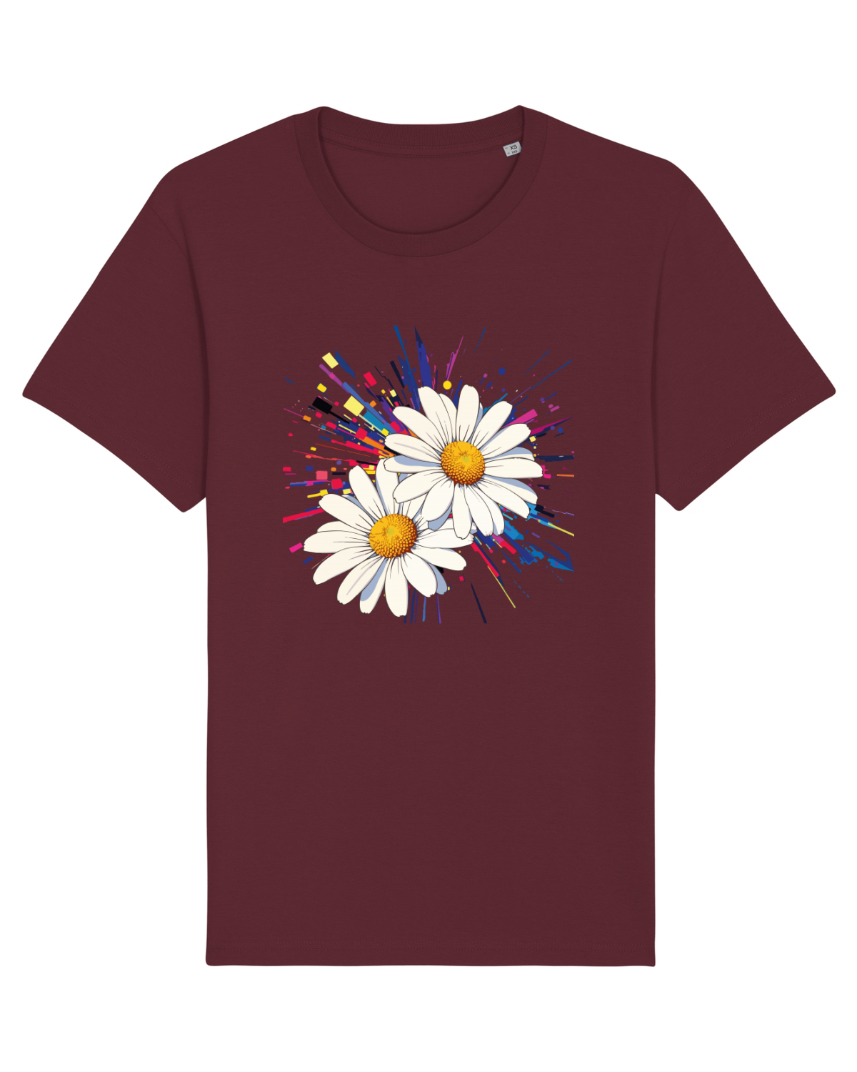 Tricou mânecă scurtă Unisex Rocker Burgundy