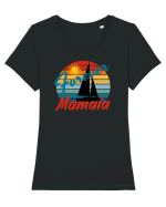 Forever Mamaia Tricou mânecă scurtă guler larg fitted Damă Expresser