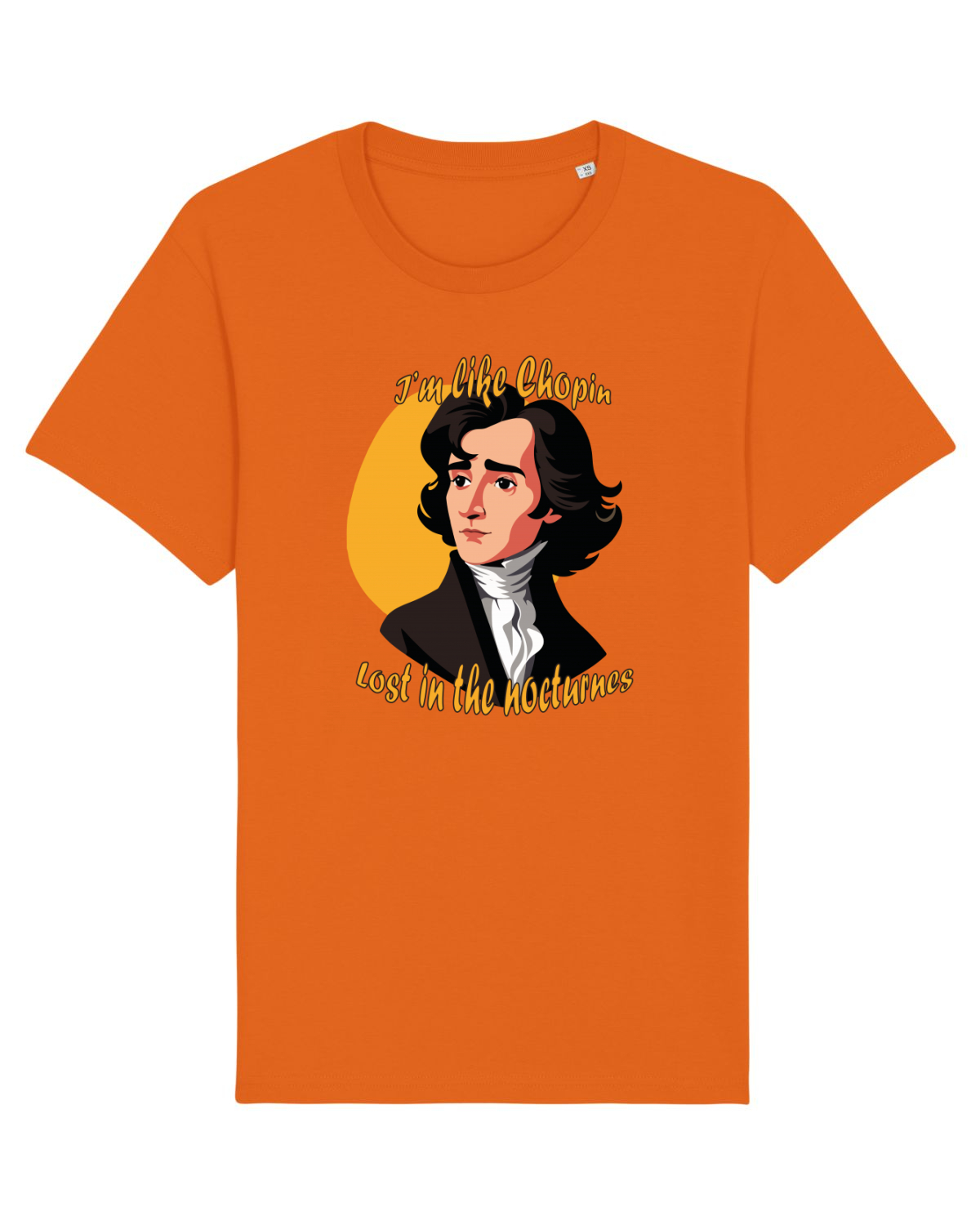 Tricou mânecă scurtă Unisex Rocker Bright Orange
