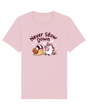 Melcul de curse - Never slow down  Cotton Pink