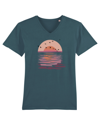 Flying Birds at Sunset Stargazer