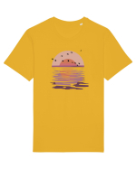 Flying Birds at Sunset Tricou mânecă scurtă Unisex Rocker