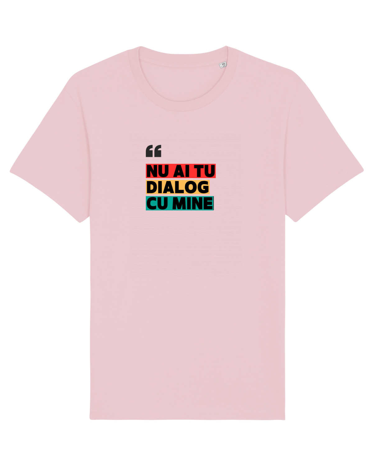 Tricou mânecă scurtă Unisex Rocker Cotton Pink