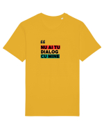 „Nu ai tu dialog cu mine!” Tricou mânecă scurtă Unisex Rocker