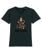  Born to Write Tricou mânecă scurtă guler V Bărbat Presenter