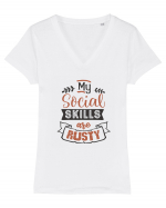 My Social Skills Tricou mânecă scurtă guler V Damă Evoker