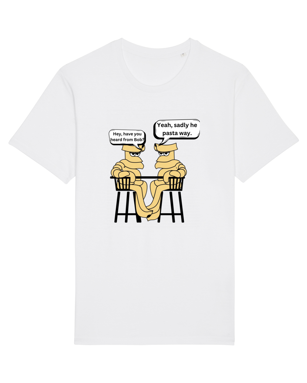 Tricou mânecă scurtă Unisex Rocker White