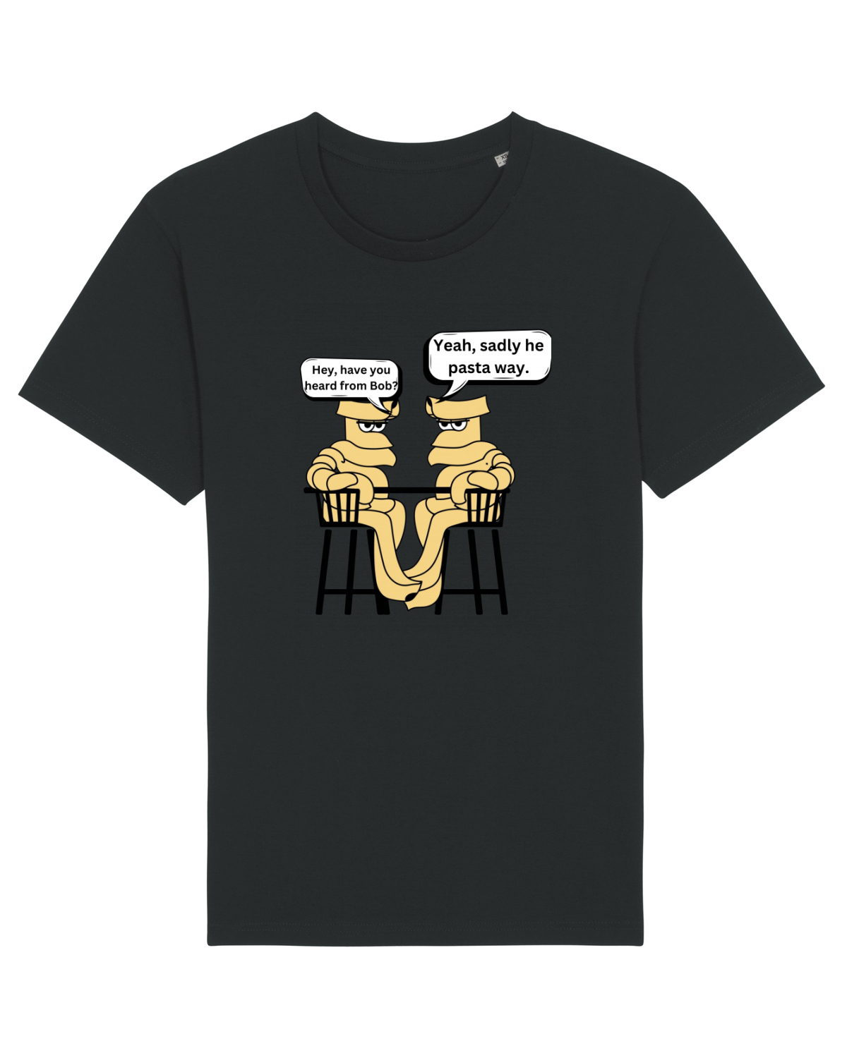 Tricou mânecă scurtă Unisex Rocker Black