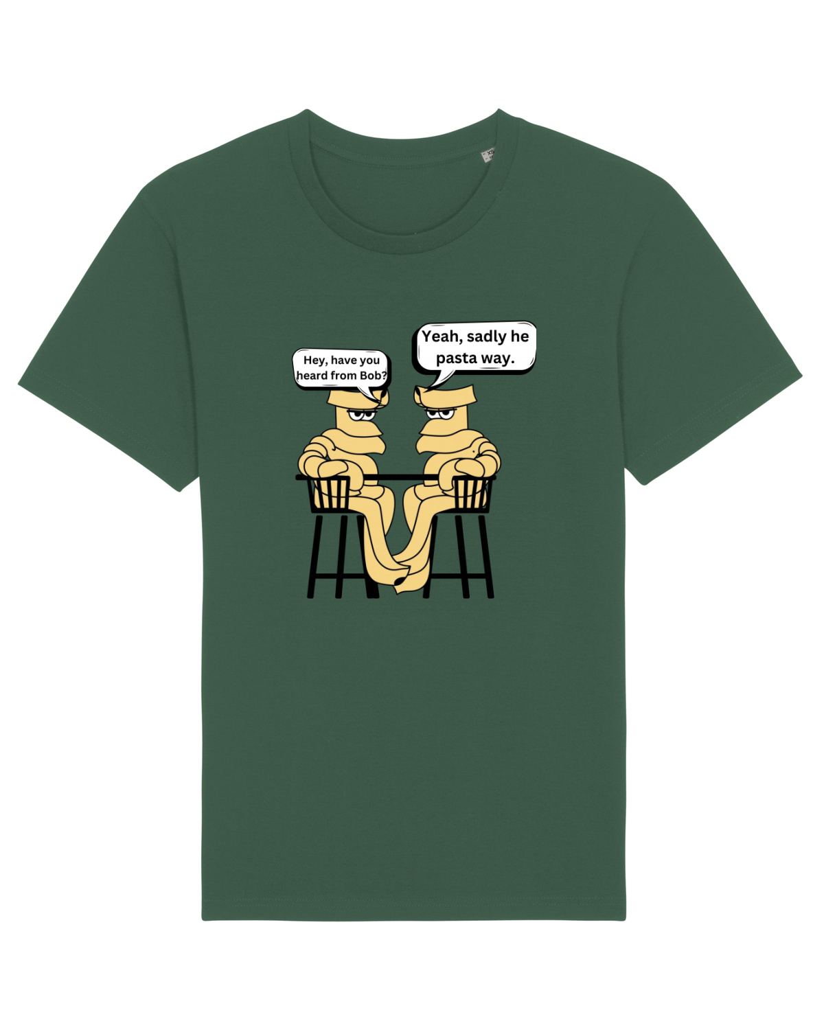 Tricou mânecă scurtă Unisex Rocker Bottle Green