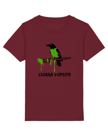 Cioara vopsita Burgundy
