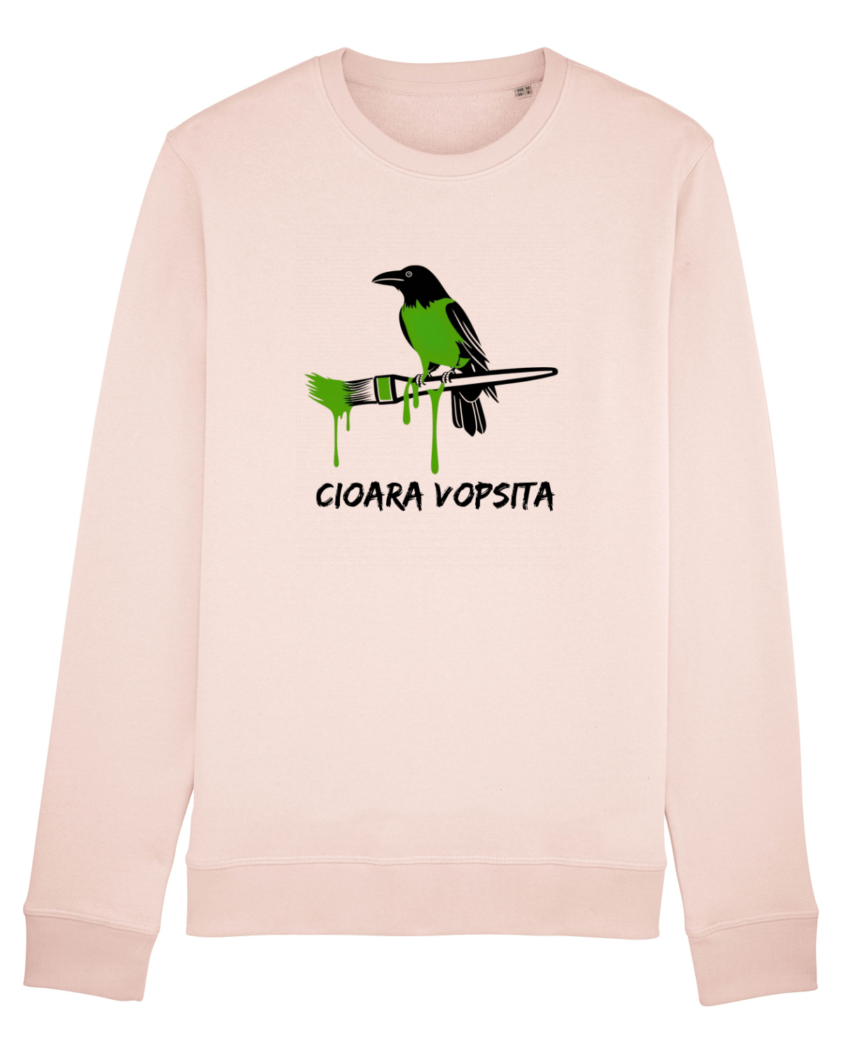 Bluză mânecă lungă Unisex Rise Candy Pink