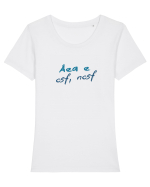  csf, ncsf Tricou mânecă scurtă guler larg fitted Damă Expresser