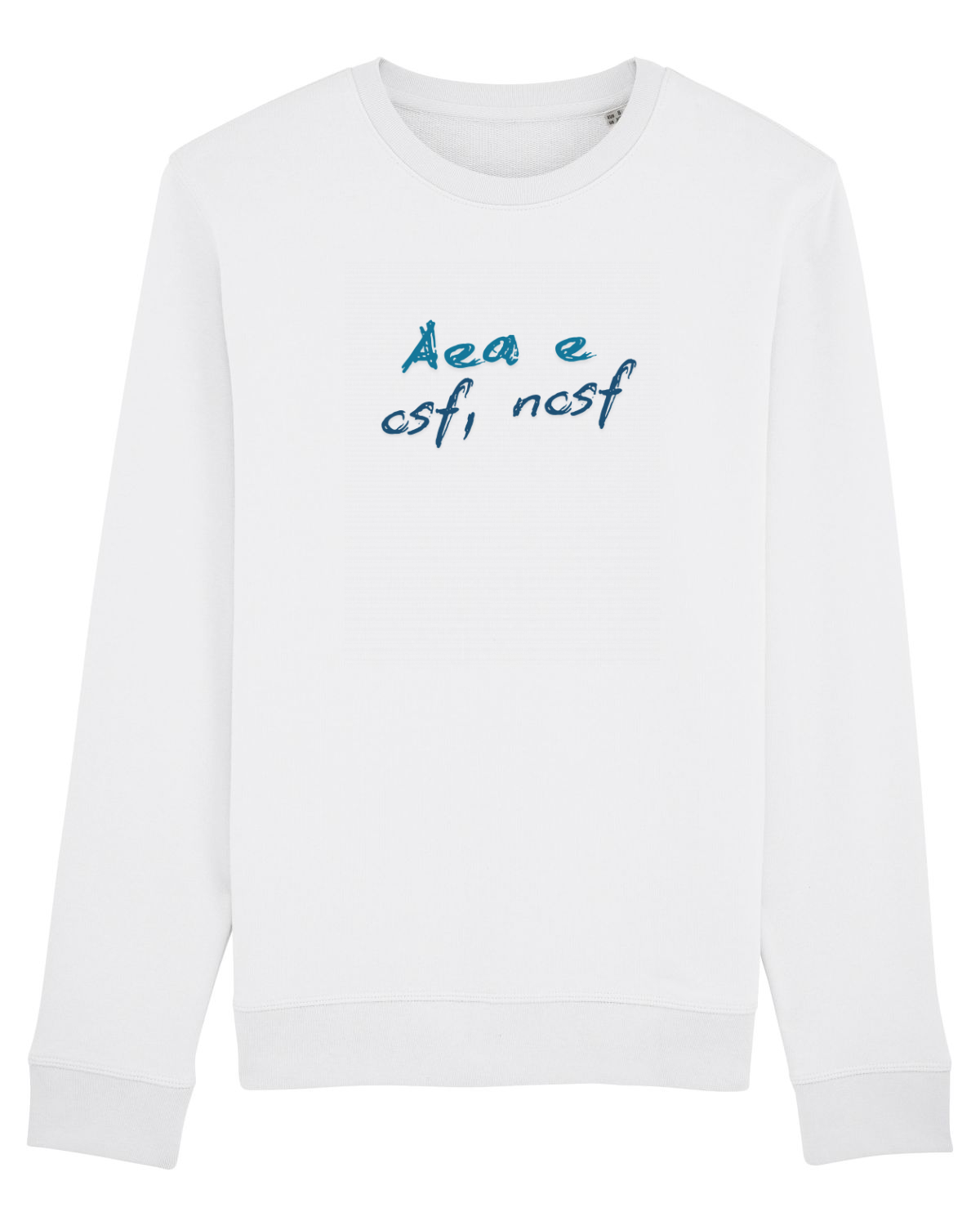 Bluză mânecă lungă Unisex Rise White